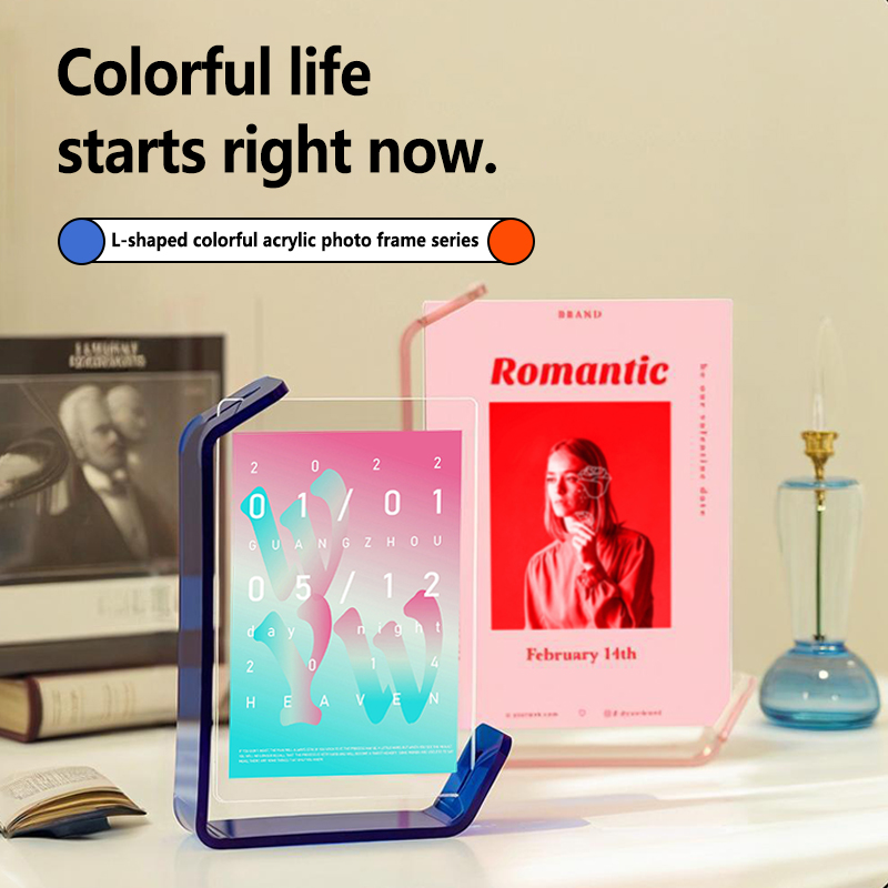 Acrylic transparent crystal photo frame