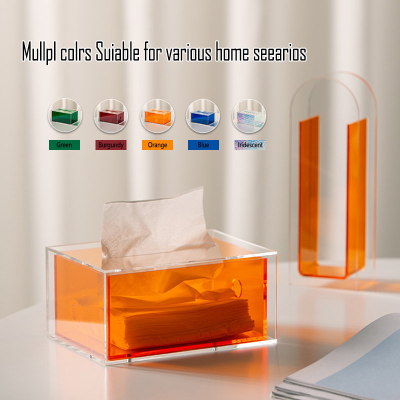 Double - layer acrylic tissue box
