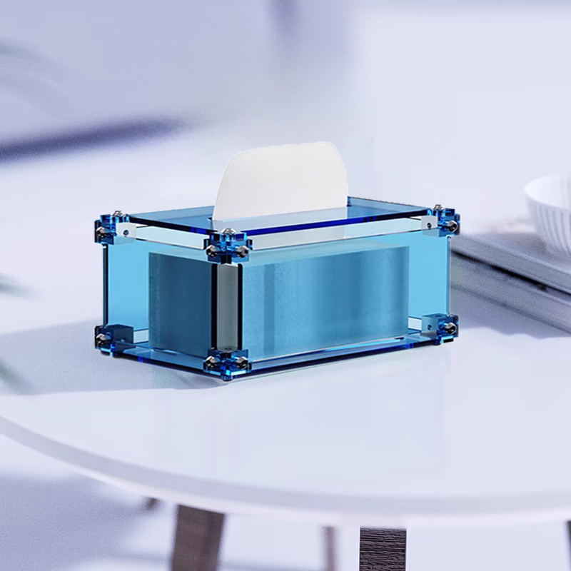 Creative acrylic tissue box