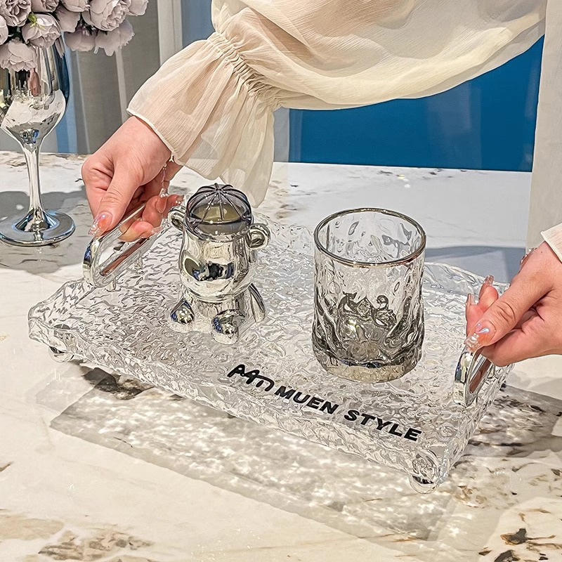 Acrylic water cup tray