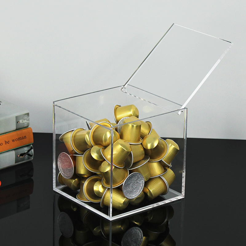 Square acrylic transparent box
