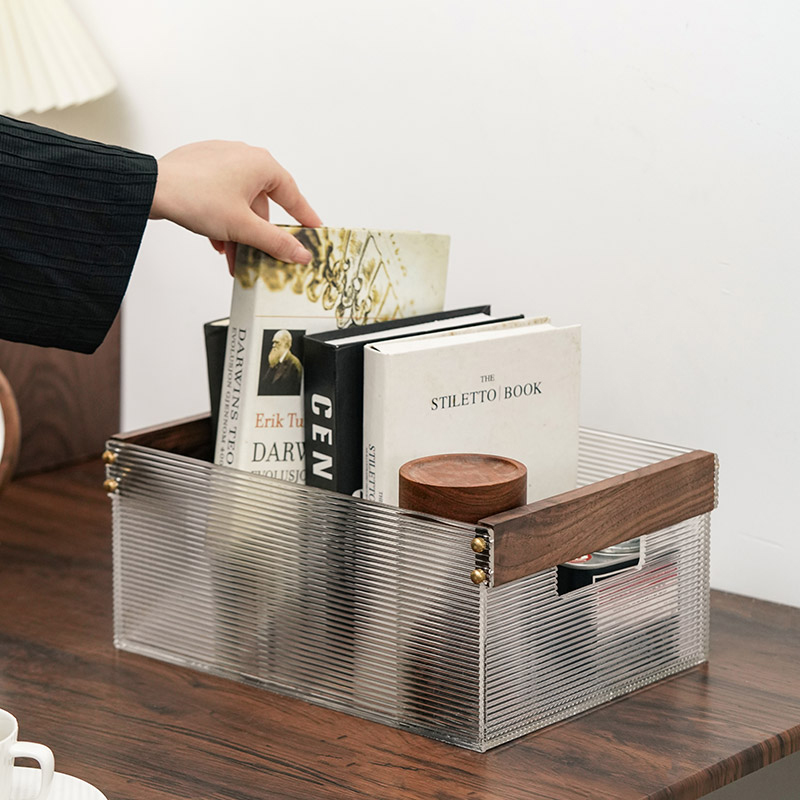 Black Walnut & Acrylic Organizer